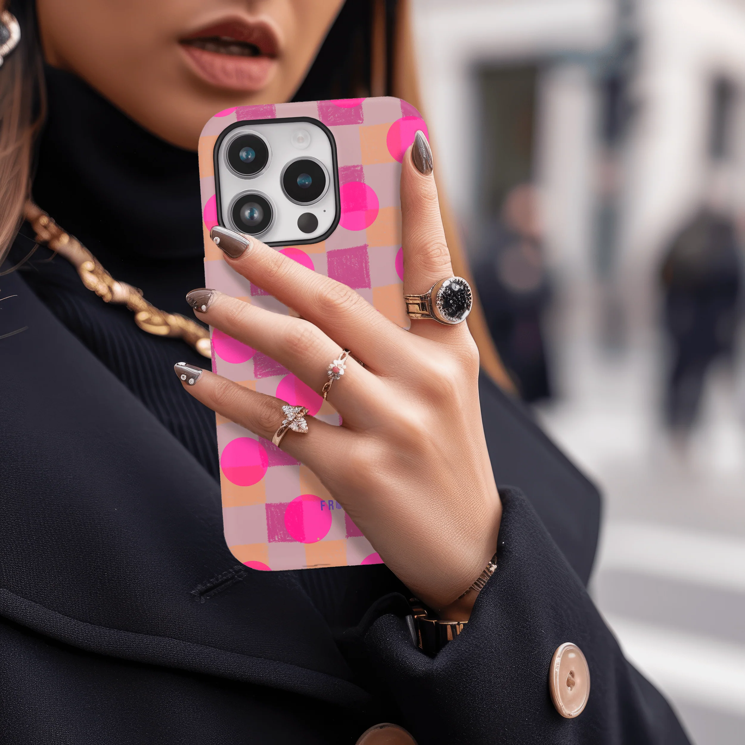 Blush Dot Elegance - Image 4