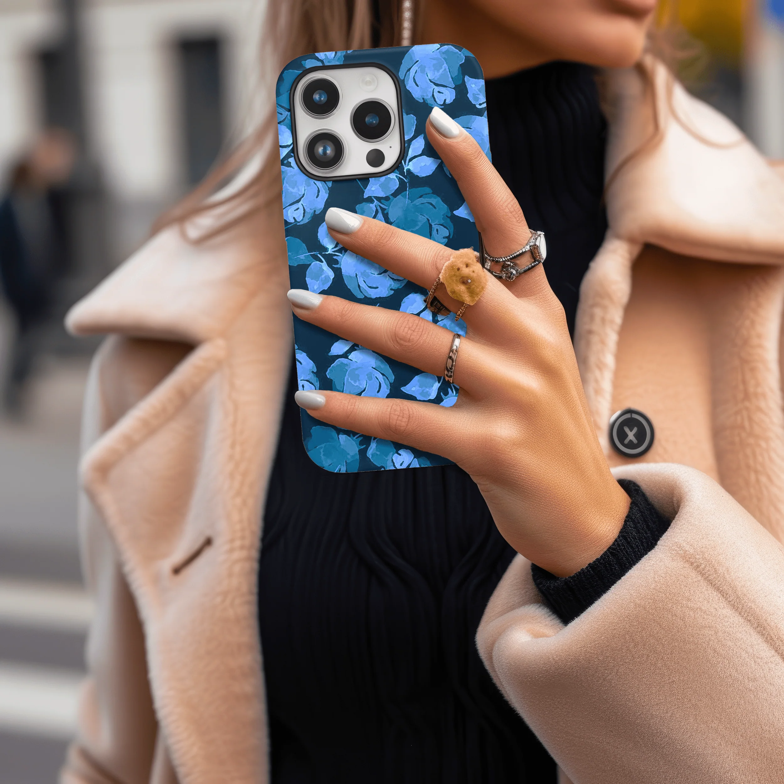Cerulean Bloom Elegance - Image 5