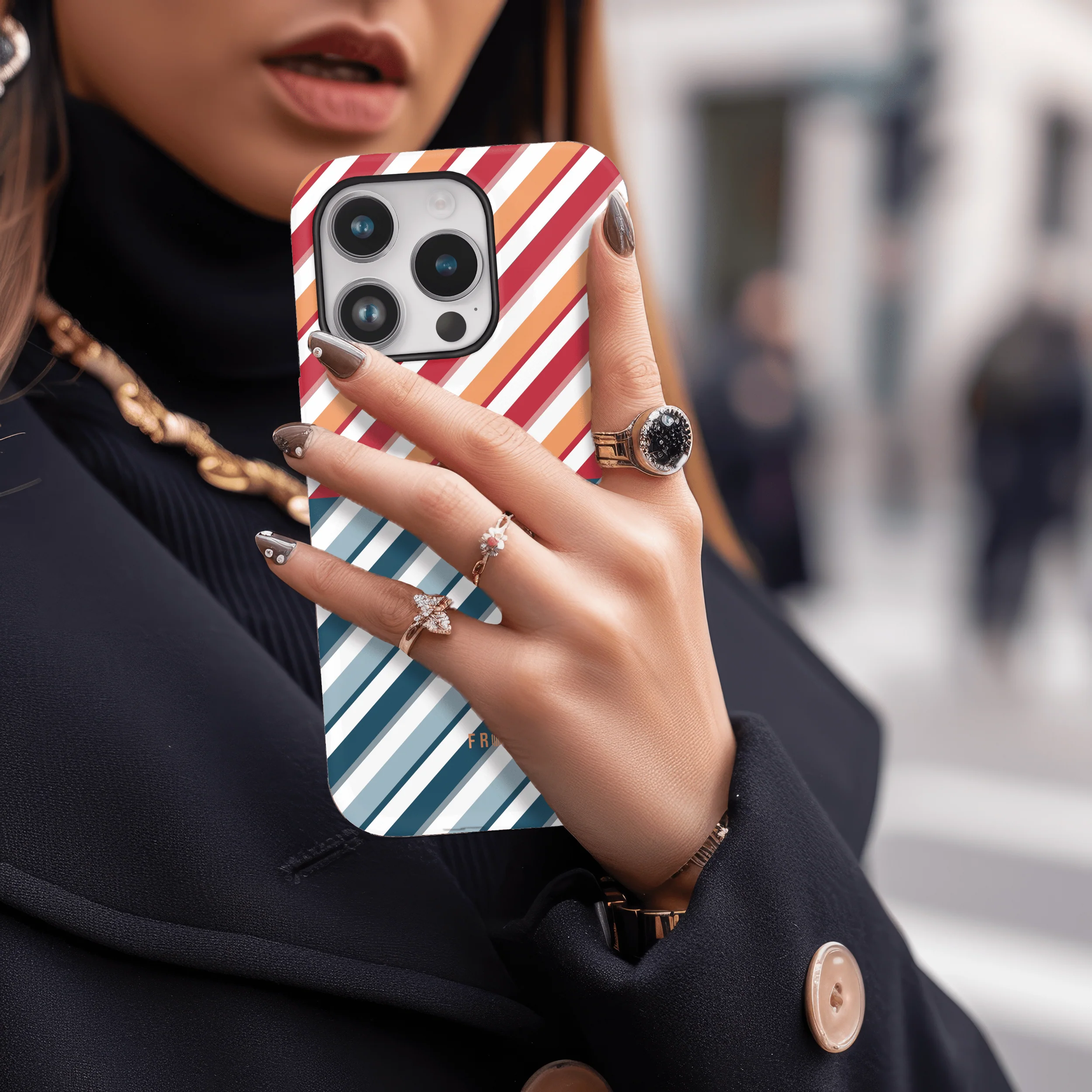 Diagonal Chic Stripe Fusion - Image 4