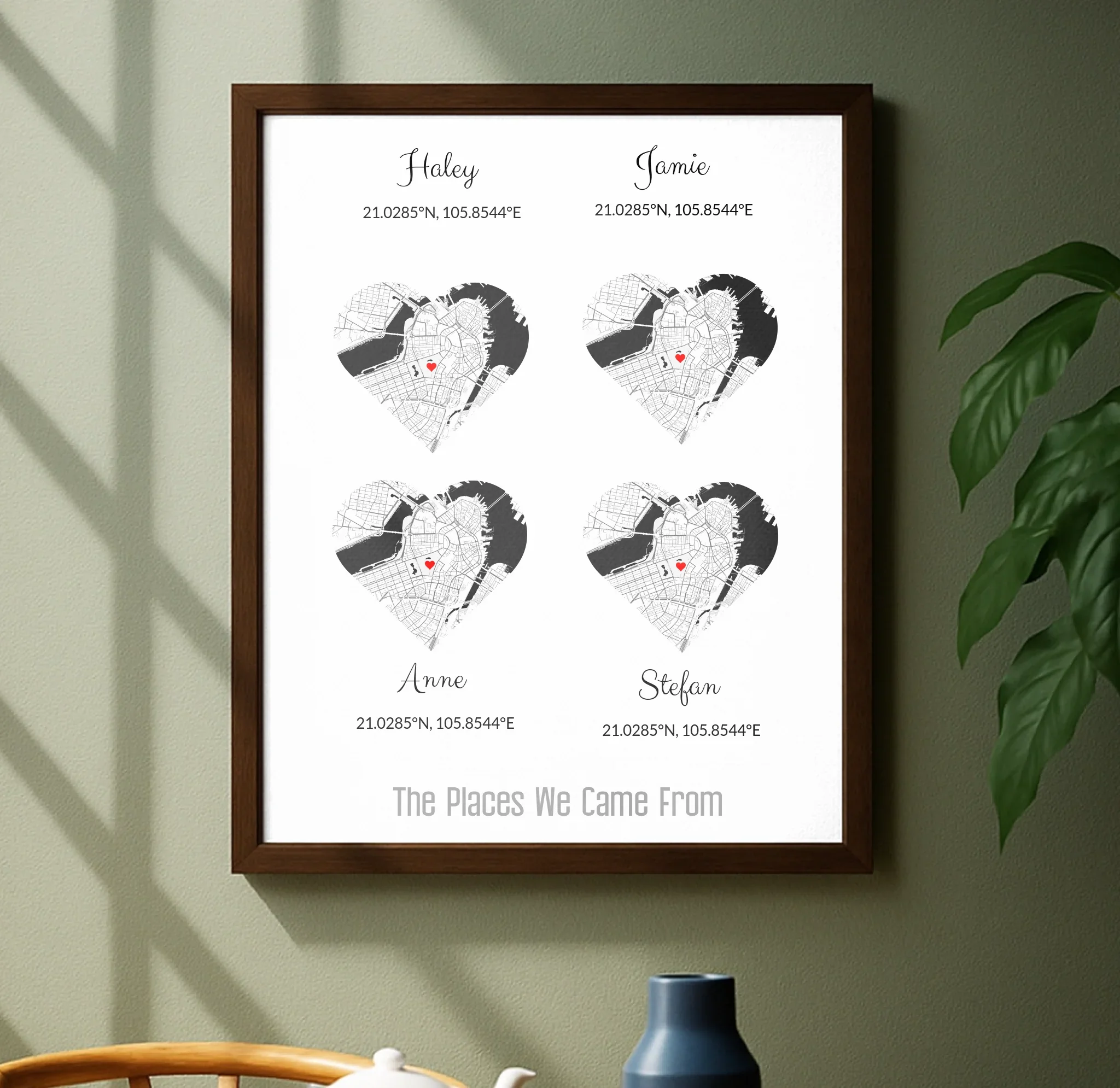 Personalized Family Roots Map - Image 16