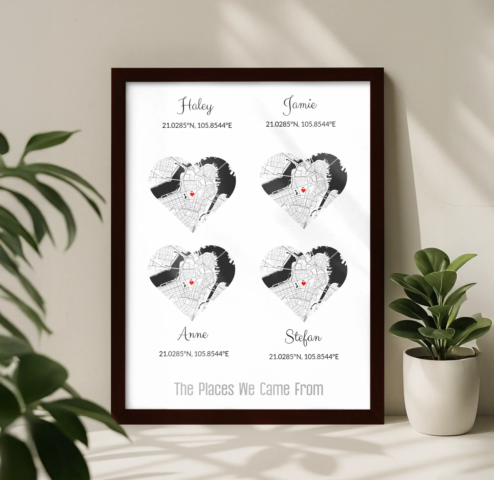 Personalized Family Roots Map - Image 17