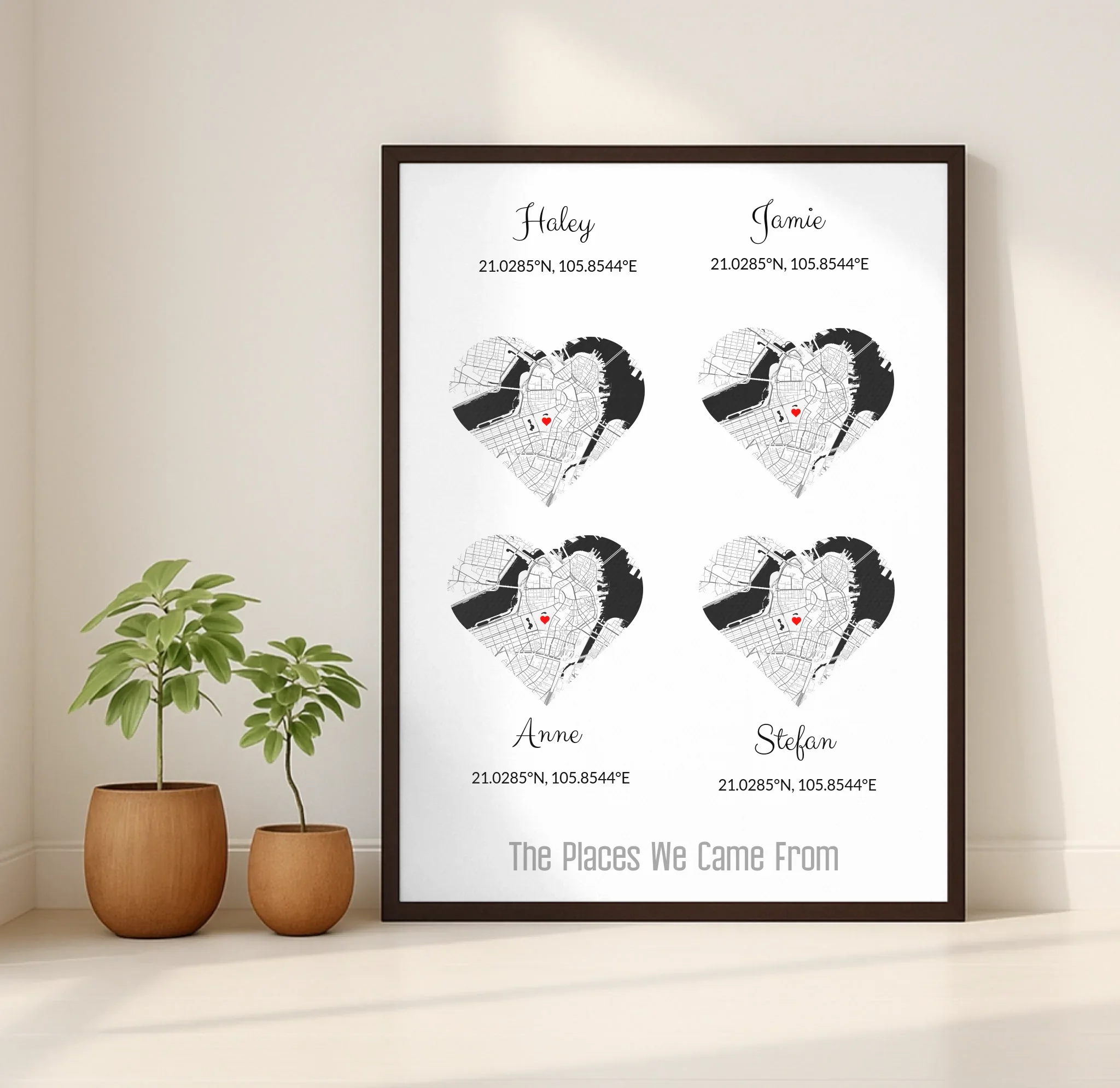 Personalized Family Roots Map - Image 19